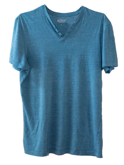 Blue Celio T-Shirt V-Neck